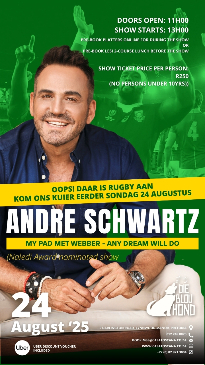 Andre Schwartz - My pad met Webber - Any Dream will do