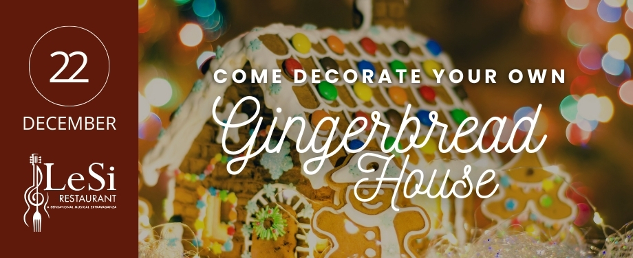 Decorate your own Gingerbread house