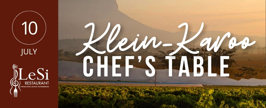 Klein-Karoo Chef's Table with Rietvallei wines