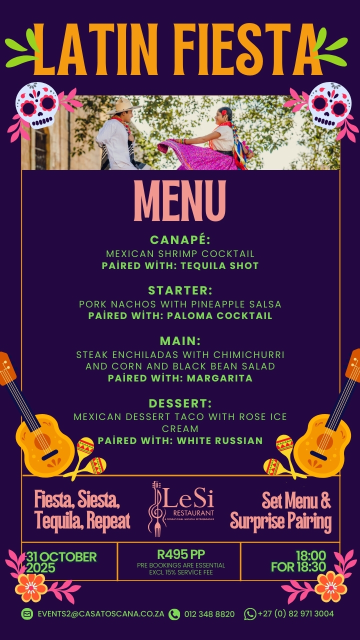 Latin Fiesta night with surprise pairing