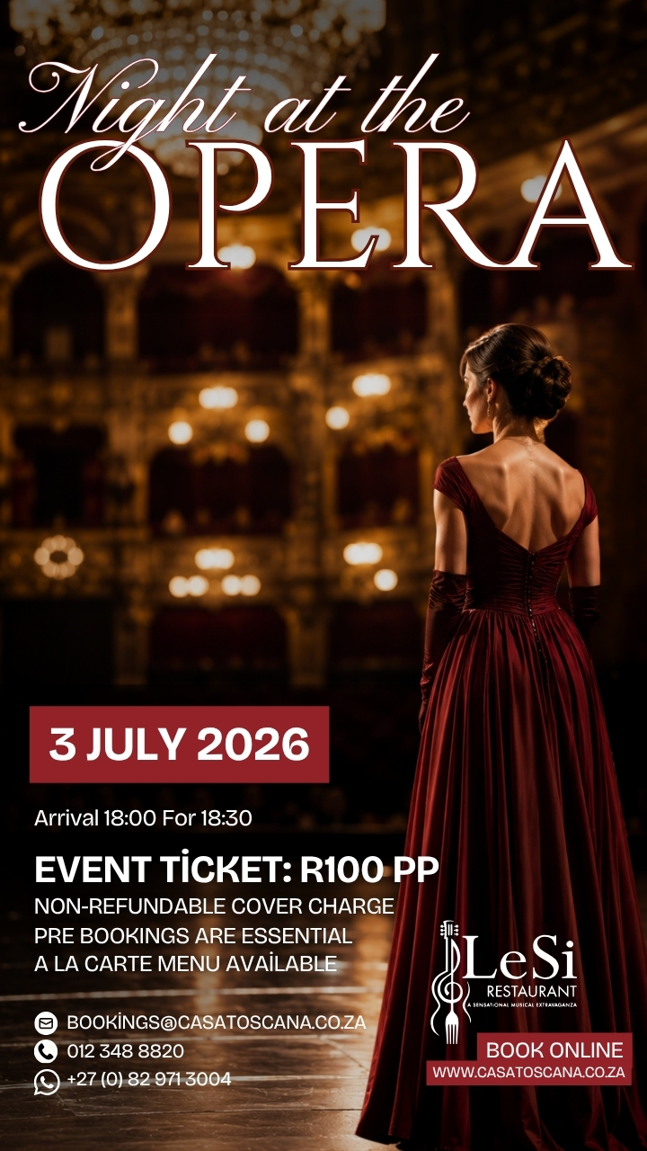 Night at the Opera Themed evening