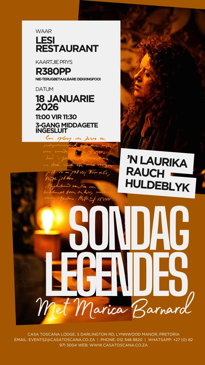 Sondag Legendes met Marica Barnard